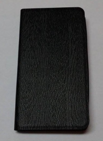 Кожен калъф тефтер стойка FLEXI за LG L Fino D290N / L Fino D295 черен
